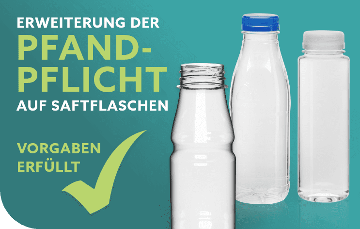 Saftflaschen aus PET von EPROPLAST.