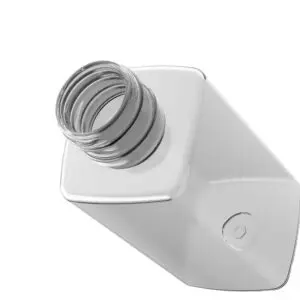 Rechteckflasche EPROSQUARE aus PET zum Befüllen.