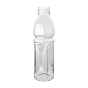 PET-Flasche PANEL-A hotfill zur Heißabfüllung.