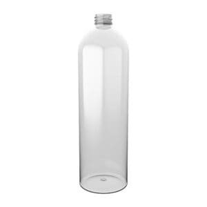 Die BOSTON ROUND Rundflasche aus PET zum Befüllen.