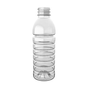 PET-Flasche EPRORING von EPROPLAST zur Befüllung.