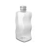 Rechteckflasche Eproswing aus PET in geschwungener Form.