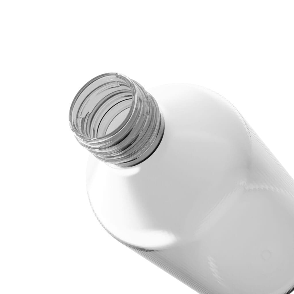 Die EPROVERA PET-Flasche von EPROPLAST zum Befüllen.