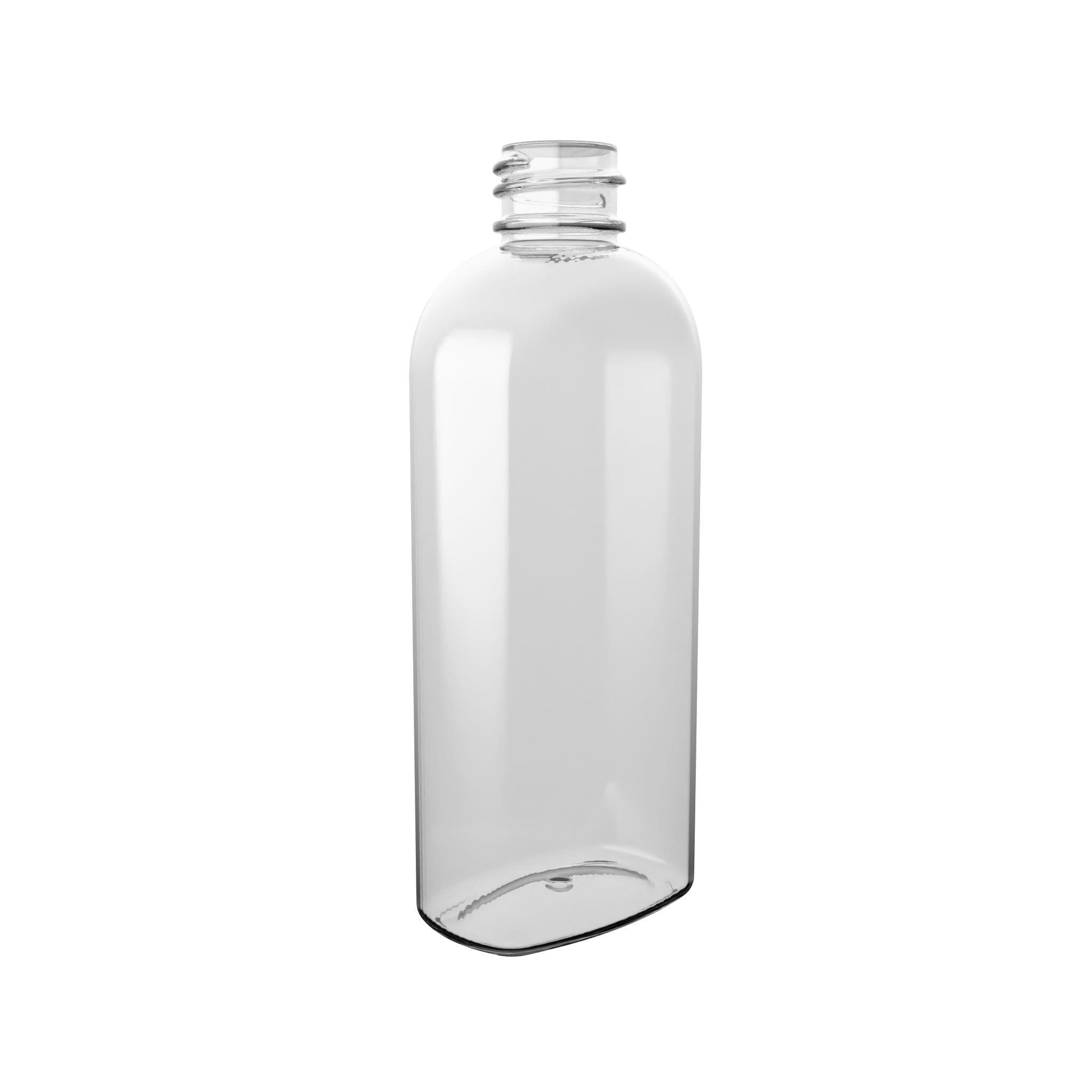 PET-Flasche BASIC OVAL in ovaler Flaschenform.