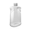 SHORT OVAL PET-Flasche mit Griffmulden.