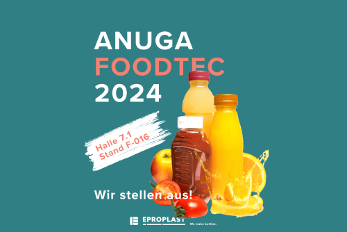 Flaschen abgefüllt mit Lebensmitteln wie Orangensaft, Apfelsaft und Ketchup.