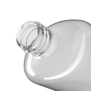 PET-Flasche BASIC OVAL II in ovaler Flaschenform.