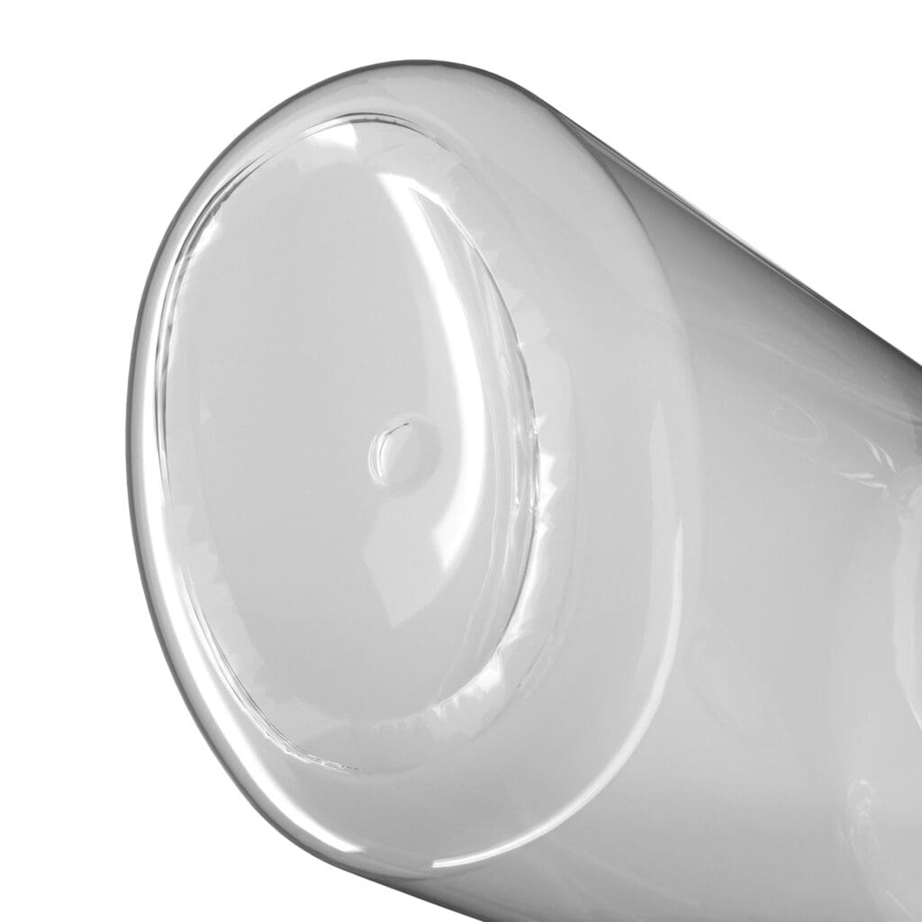 PET-Flasche BASIC OVAL II in ovaler Flaschenform.